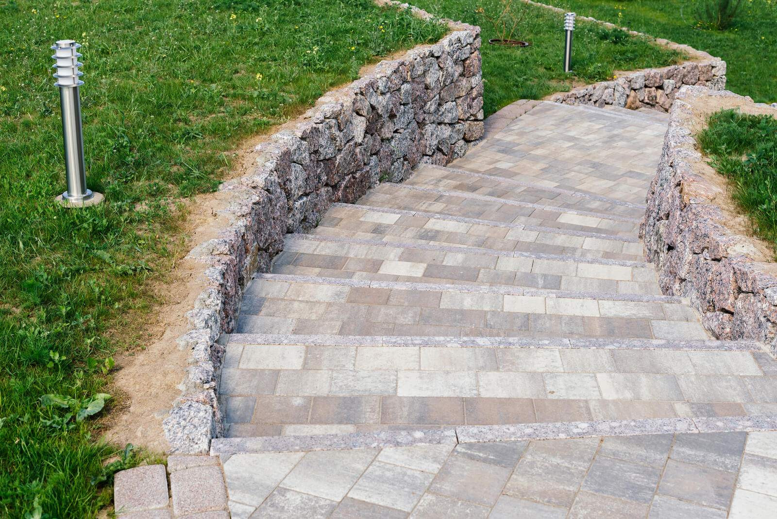 Effective soil erosion control with professional retaining walls