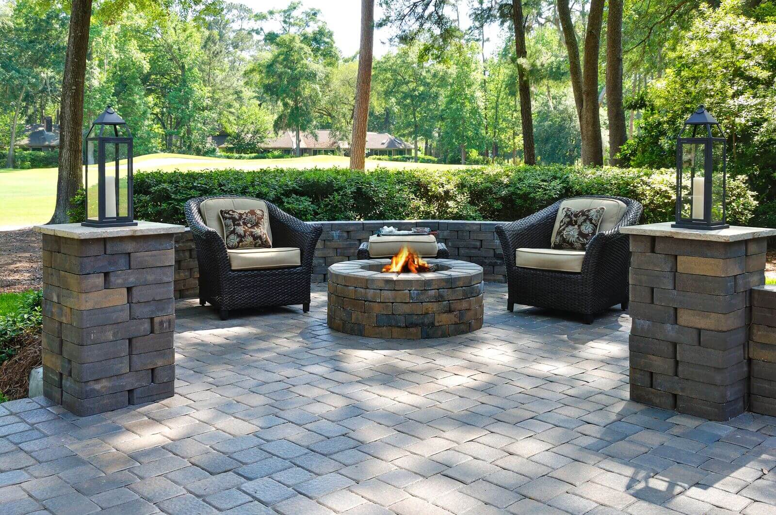 Maximizing usable space with strategic retaining wall placement