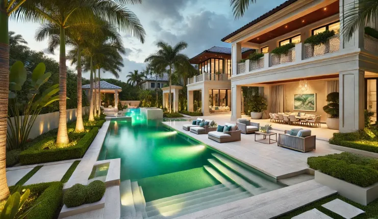 AI-powered outdoor design tool visualization - Custom backyard and pool design software