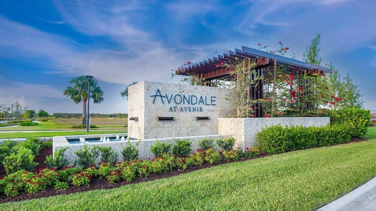 Family-friendly pool design for Avondale at Avenir with splash zones and stylish sun decks
